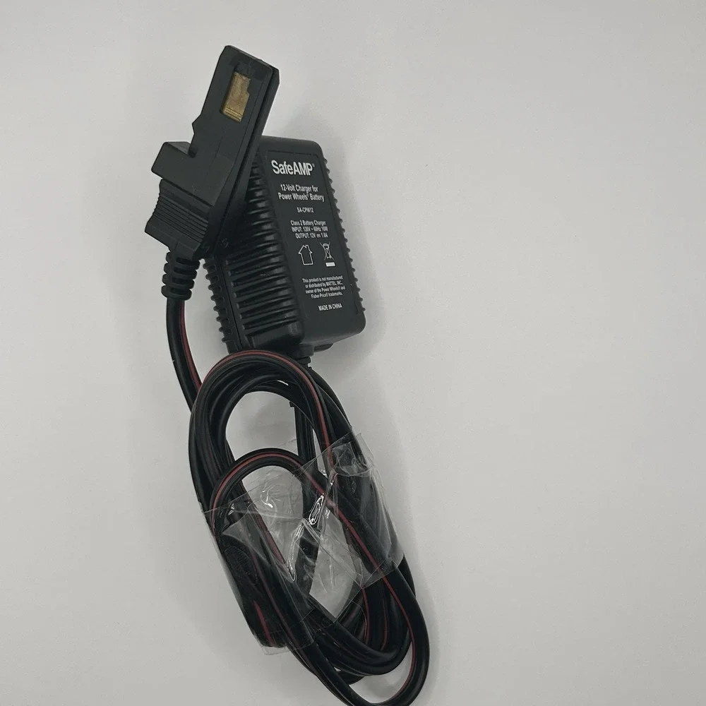 Safe Amp Power Wheels charger SA-CPW12 12v black plug